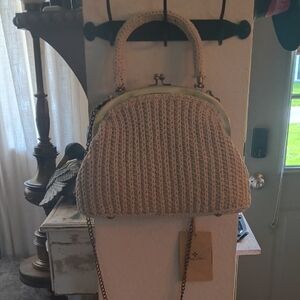 Patricia Nash Cream Crossbody Bag